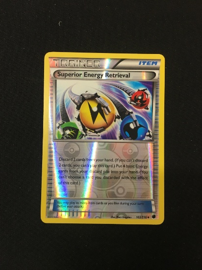 Pokemon Trainer Superior Energy Retrieval Holo Card 103/116