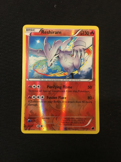 Pokemon Reshiram Reverse Holo Card 17/116