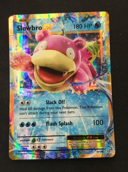 Pokemon Slowbro EX Holo Card 26/108