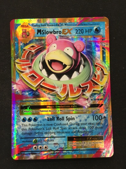 Pokemon Slowbro EX Holo Card 27/108