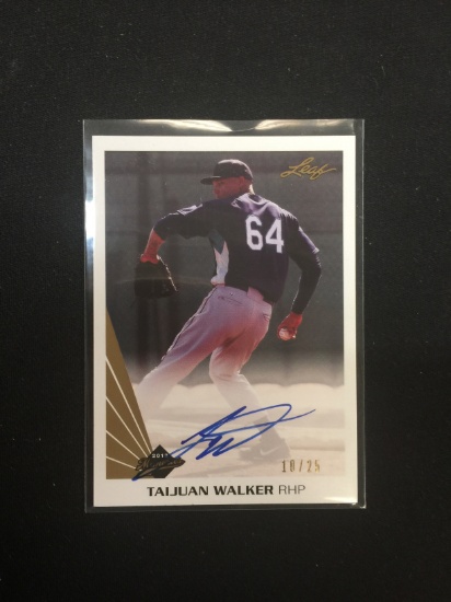 2013 Leaf Draft Taijuan Walker Mariners Rookie Autograph Card /25 - RARE