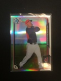2015 Bowman Chrome Refractor Nelson Rodriguez Indians Rookie Card