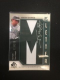2006 SP Authentic By the Letter Jonny Gomes Rays Autograph Letter Patch Card /175