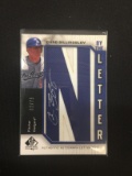 2006 SP Authentic By the Letter Chad Billingsley Autograph Letter Patch /75