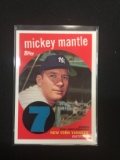 2008 Topps Mickey Mantle Yankees Authentic Mantle Memorabilia Card - RARE