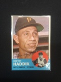 1963 Topps #239 Harvey Haddix Pirates Signed Autograph Card