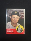 1963 Topps #425 Smoky Burgess Pirates Signed Autograph Card