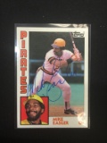 1984 Topps Mike Easler Pirates Signed Autograph Card