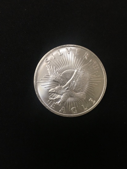 1 Troy Ounce .999 Fine Silver Sunshine Minting Silver Eagle Bullion Round Coin