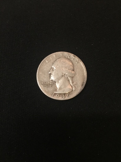 1945-S United States Washington Quarter - 90% Silver Coin