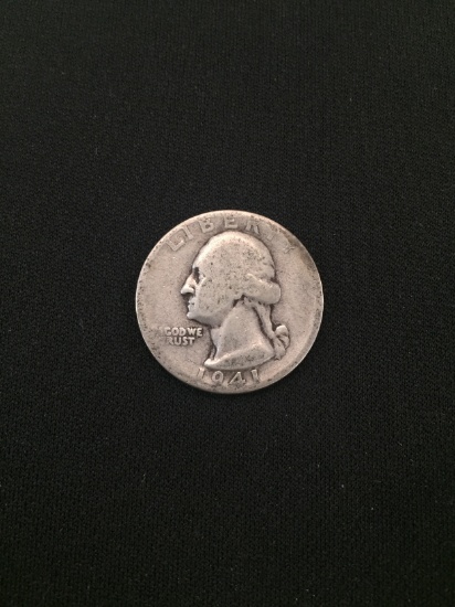 1941-United States Washington Quarter - 90% Silver Coin