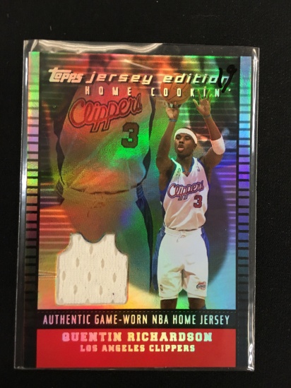 2003-04 Topps Jersey Edition Quentin Richardson Clippers Jersey Card /99