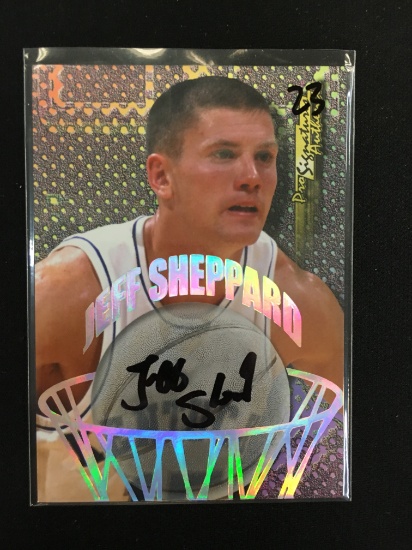1998-99 Pro Signatures Authentics Jeff Sheppard Rookie Autograph Card