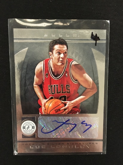 2013-14 Totally Certified Luc Longley Bulls Autograph Card