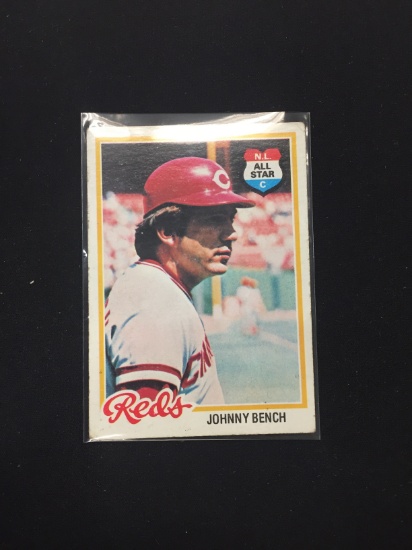 1978 Topps #700 Johnny Bench Reds