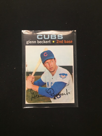 1971 Topps #390 Glenn Beckert Cubs