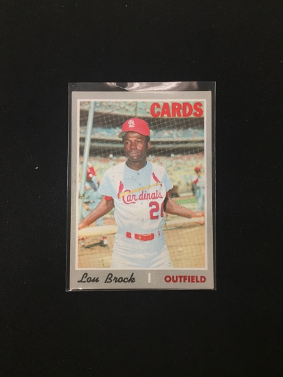 1970 Topps #330 Lou Brock Cardinals