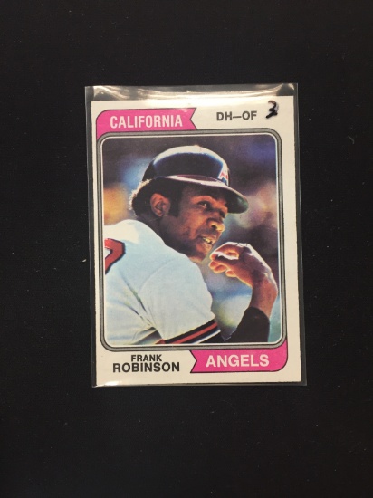 1974 Topps #55 Frank Robinson Angels