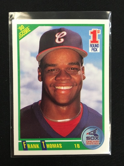 1990 Score Frank Thomas White Sox Rookie Card