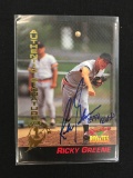 1994 Signature Rookies Ricky Greene Rookie Autograph Card /8650