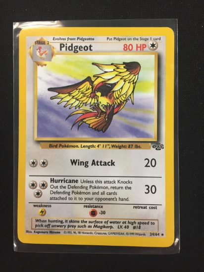 Pokemon Pidgeot Rare Card 24/64