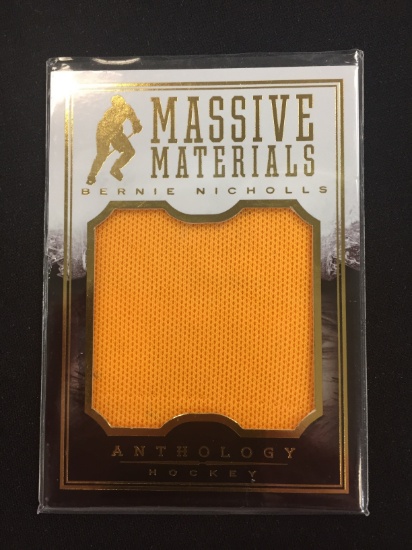 2014-15 Panini Anthology Massive Materials Bernie Nicholls Jersey Card