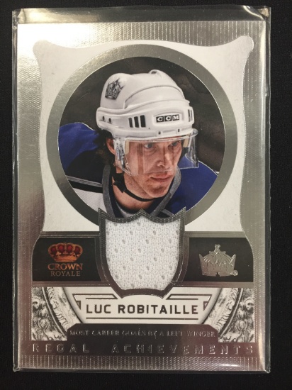 2013-14 Crown Royale Luc Robitaille Ings Jersey Card