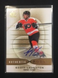 2013-14 SP Game Used Edition Scott Laughton Flyers Autograph Card