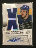 2008-09 SPx Luke Schenn Maple Leafs Rookie Autograph Jersey Card /499