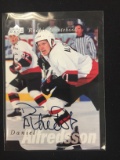1996-97 Upper Deck Daniel Alfredsson Rookie Autograph Card