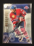 2005-06 In The Game Thomas Vanek Rookie Autograph Card