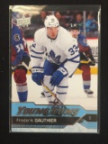 2016-17 Upper Deck Young Guns Frederik Gauthier Maple Leafs Rookie Card