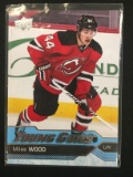 2016-17 Upper Deck Young Guns Miles Wood Devils Rookie Card