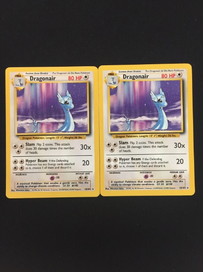 Pokemon Dragonair Rare Card 18/102