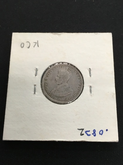1925 Australia Sixpence Silver Foreign Coin - 92.5% Silver Coin - .0839 ASW