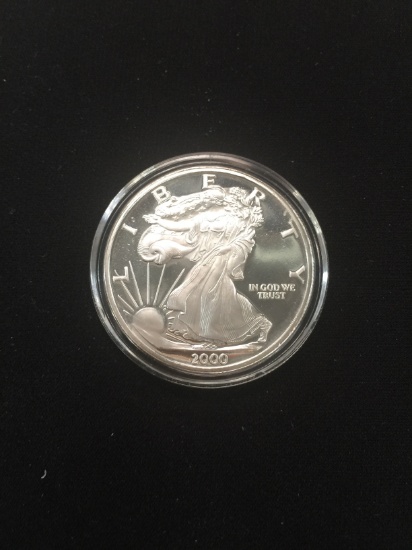 2000 United States 1 Ounce .999 Fine Silver PROOF American Eagle Bullion Coin
