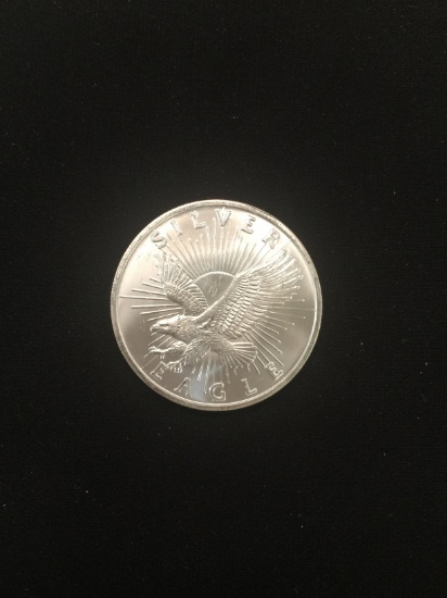 1 Troy Ounce .999 Fine Silver Sunshine Minting Silver Eagle Silver Bullion Round Coin