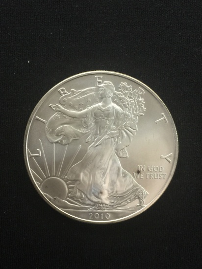 2010-American Silver Eagle 1 Ounce .999 Fine Silver Bullion Coin