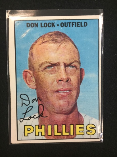 1967 Topps #376 Don Lock Phillies