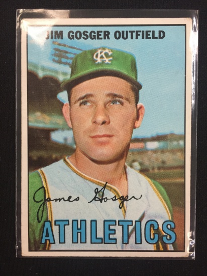 1967 Topps #17 Jim Gosger Athletics