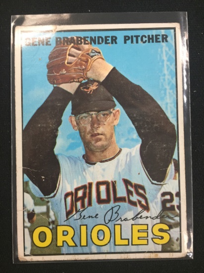 1967 Topps #22 Gene Brabender Orioles