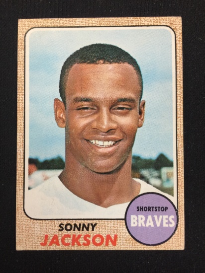 1968 Topps #187 Sonny Jackson Braves