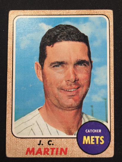 1968 Topps #211 J.C. Martin Mets
