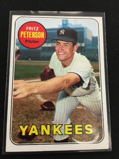 1969 Topps #46 Fritz Peterson Yankees