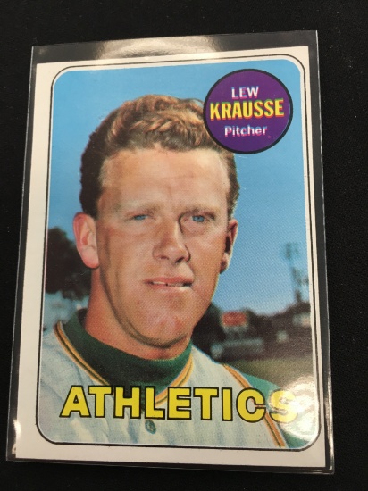 1969 Topps #23 Lew Krausse Athletics