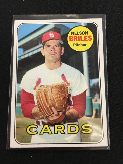 1969 Topps #60 Nelson Briles Cardinals