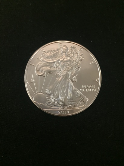 2012 American Silver Eagle 1 Ounce .999 Fine Silver Bullion Coin