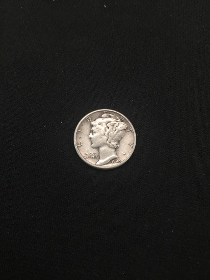 1945 United States Mercury Dime - 90% Silver Coin