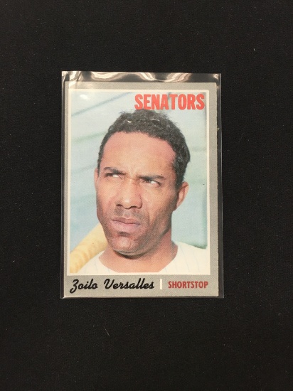 1970 Topps #365 Zoilo Versalles Jr. Senators