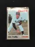 1970 Topps #687 Bob Priddy Braves
